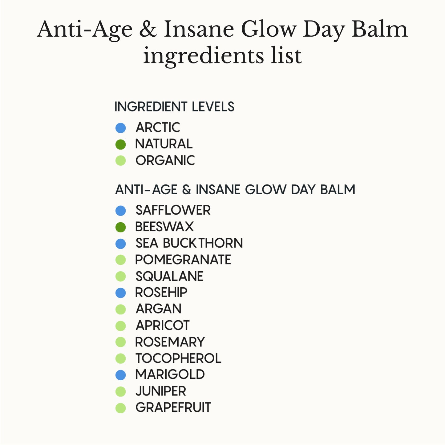 Anti-Age & Insane Glow Day Balm